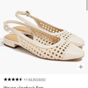 J.Crew Factory, Cream-Color Flats